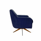 Sia Swivel Armchair - Royal Blue | The Elms