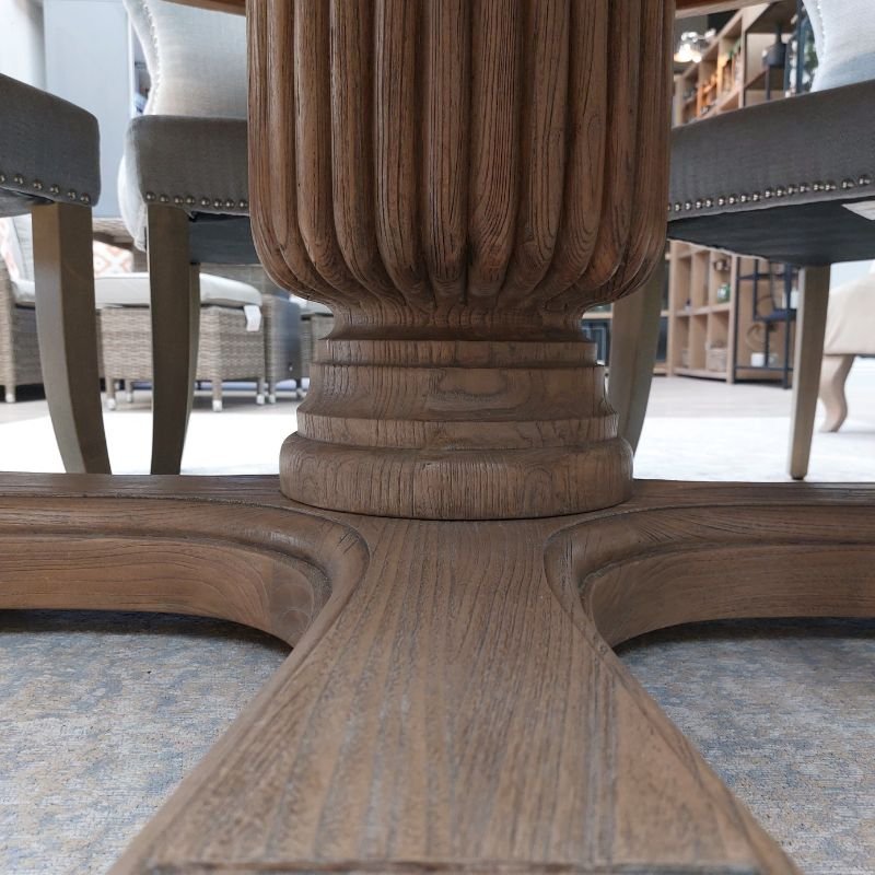 160cm Sofia Round Dining Table – All Rustic Brown | Dining Room | Dining Tables |The Elms