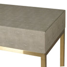 Faux Ostrich Leather Console Table | Living Room | Console Tables | The Elms