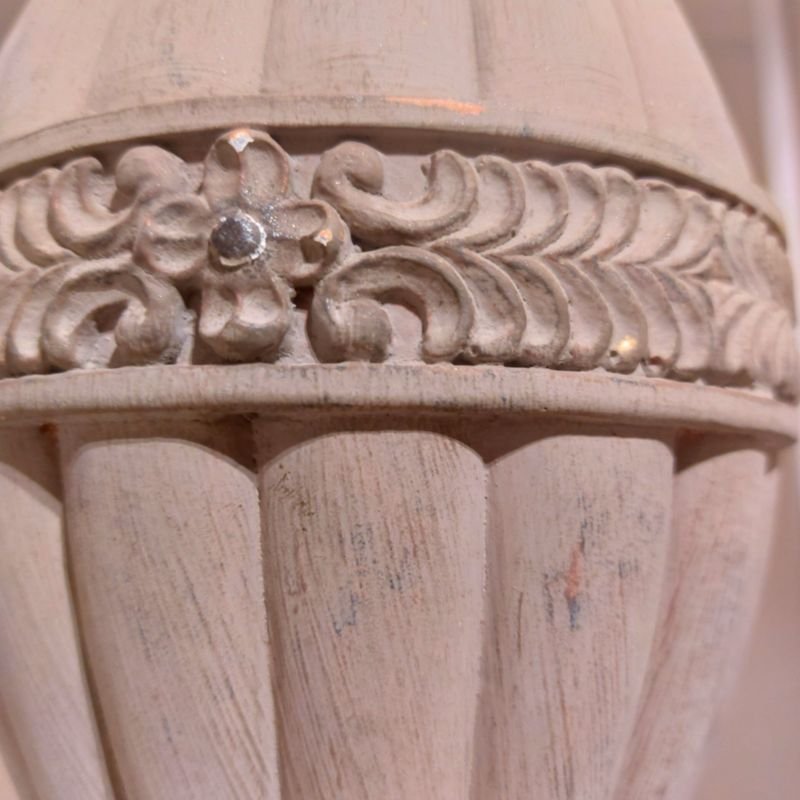 Ornate Table Lamp with Linen Shade | Table & Desk Lamps | Table Lamps | The Elms