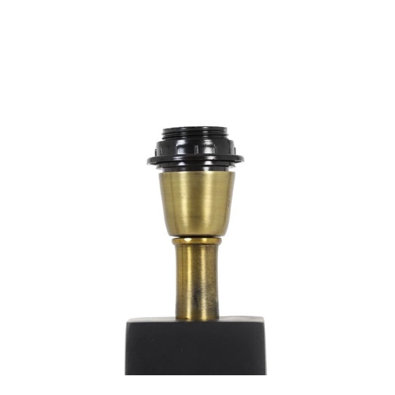 Jysa Lamp Base - Antique Bronze/Matted Black - 14x52 | Lighting & Lamps | Lamp Bases | The Elms