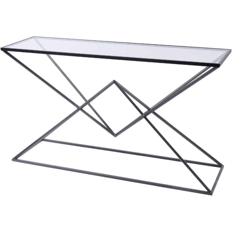 Reclaimed Oak Console Table - 250cm x 60cm x 86cm | Living Room | Console Tables | The Elms