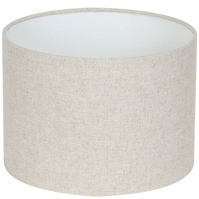 Livigno Natural Cylinder Lamp Shade - 30cm | Lighting Accessories | Lamp Shades | The Elms