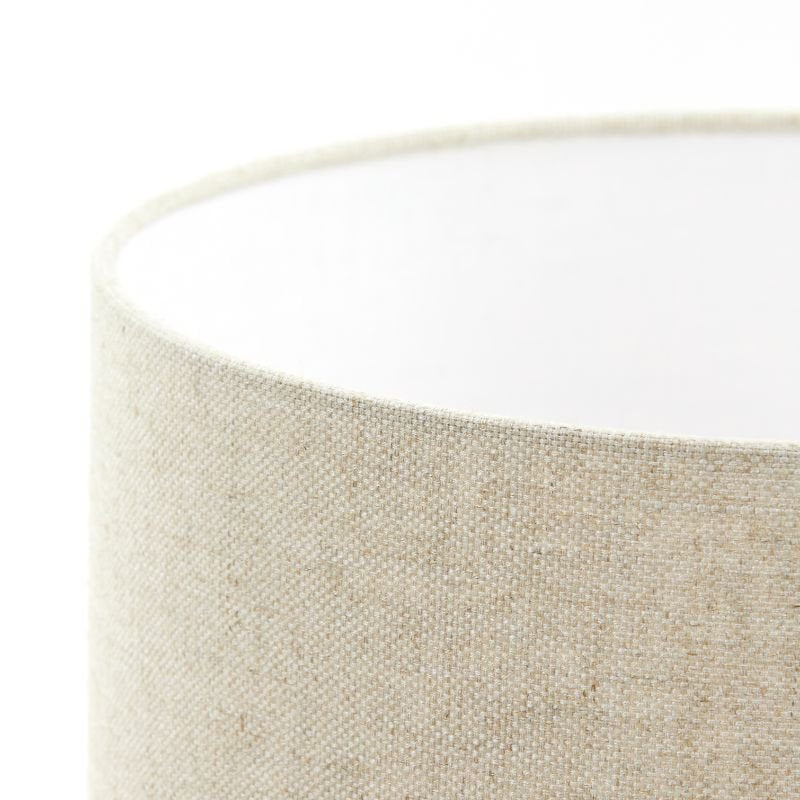 Livigno Natural Cylinder Lamp Shade - 30cm | Lighting Accessories | Lamp Shades | The Elms