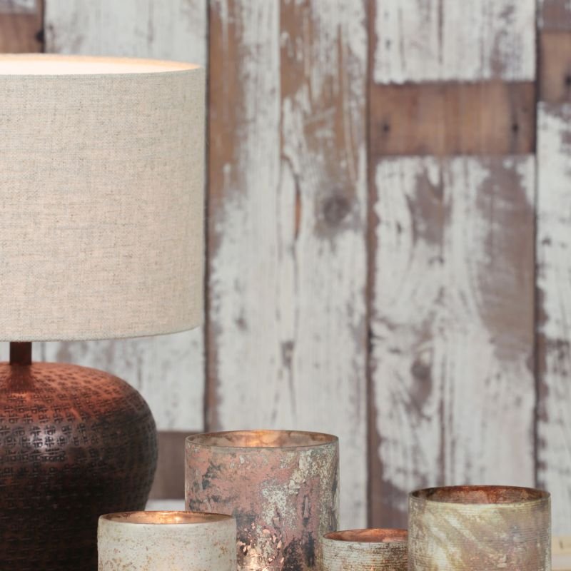 Livigno Natural Cylinder Lamp Shade - 30cm | Lighting Accessories | Lamp Shades | The Elms