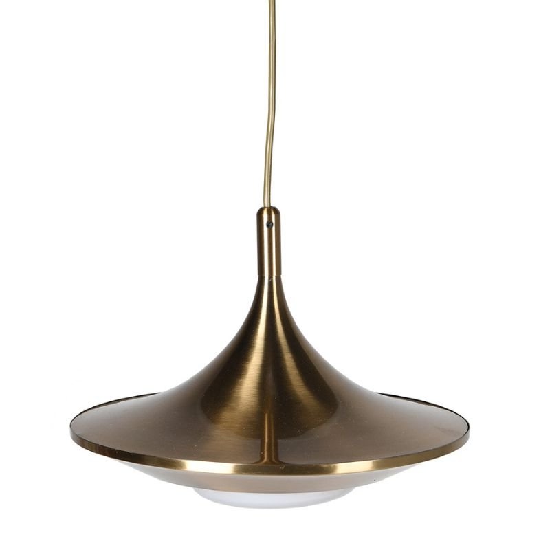 Brass Modern Round Pendant Light | Ceiling Lights | Pendant Lamps | The Elms