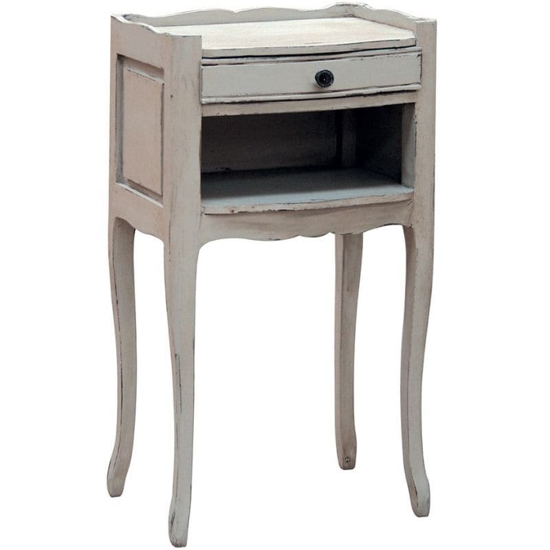 Art Nouveau Open Bedside Table - 37cm x 66cm | Bedroom | Bedside Tables & Dressers | The Elms