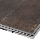Set of 3 Stainless Steel Side Tables with Glass Top | The Elms