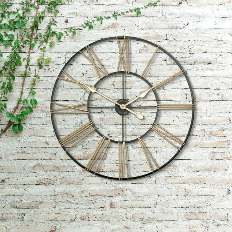 Summer House Green Grand Wall Clock - 32 inch | Wall Decor | Clocks | The Elms