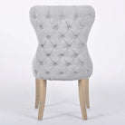 Guia Grey Button Back Dining Chair | Dining Chairs | Furniture | The Elms