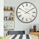 Clocksmith Wall Clock - Black - 30 inch | Decorative Accessories | Clocks | The Elms