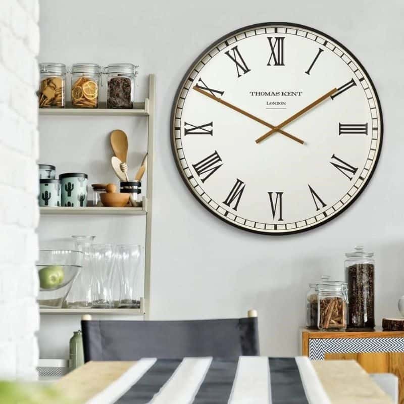 Clocksmith Wall Clock - Black - 30 inch | Decorative Accessories | Clocks | The Elms