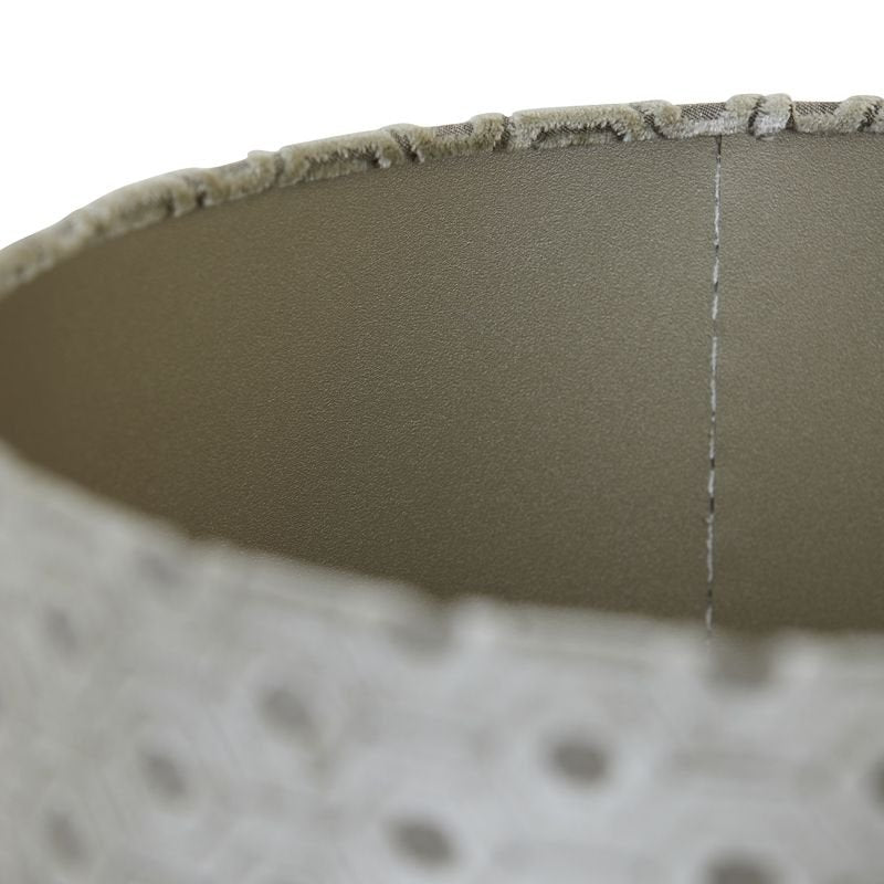 Livingo Cylinder - Luna Cream-Taupe - 30x30x21 | Shades & Bases | Lamp Shades | The Elms