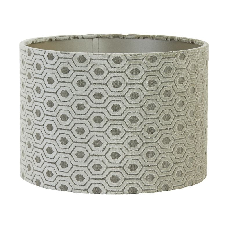 Livingo Cylinder - Luna Cream-Taupe - 30x30x21 | Shades & Bases | Lamp Shades | The Elms