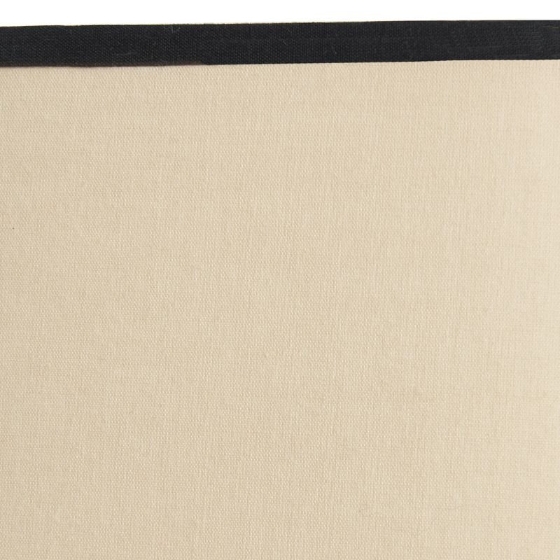 Beige Edged Black Lamp Shade - 45cm | Lighting Accessories | Lamp Shades | The Elms