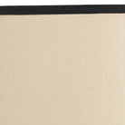 Beige Edged Black Lamp Shade - 45cm | Lighting Accessories | Lamp Shades | The Elms