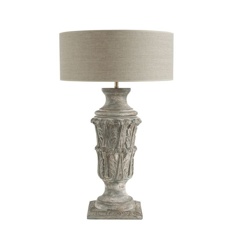 Natural Linen Lamp Shade - 40cm | Lighting Accessories | Lamp Shades | The Elms