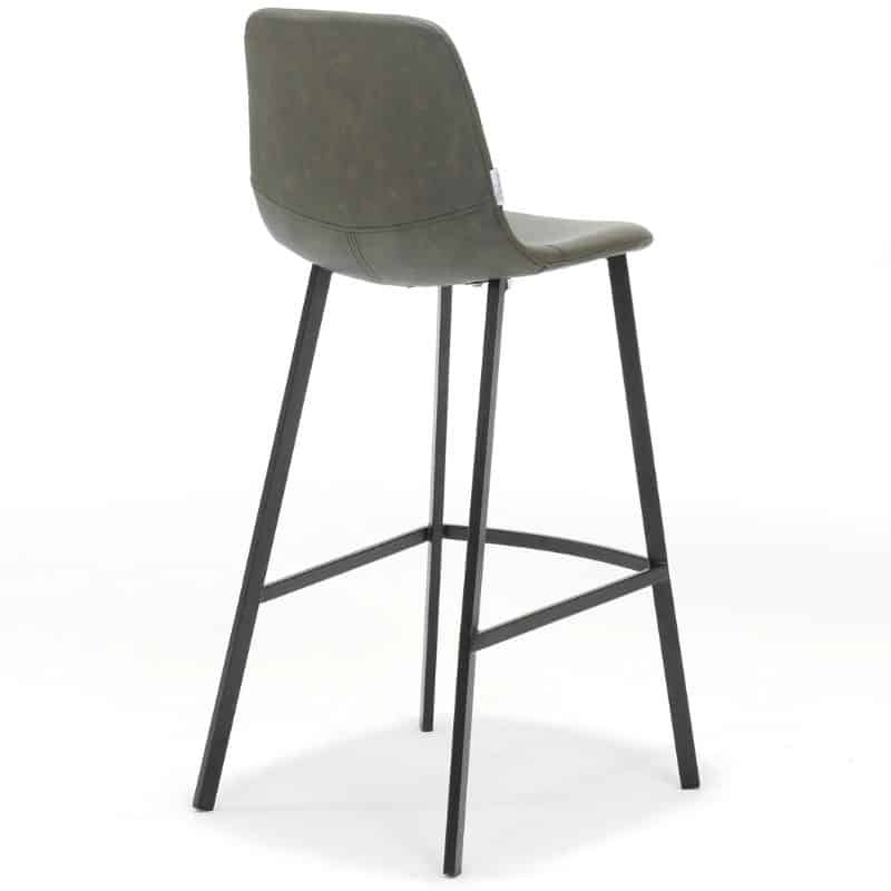 Bari Vintage Taupe PU Barstool | Dining Room | Bars & Barstools | The Elms