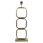 Lutika Lamp Base - Light Gold - 23x11.5x69 | Lighting & Lamps | Lamp Bases | The Elms