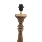 Bellini Lamp Base - Wood Weather Barn - 16x63 | Lighting & Lamps | Lamp Bases | The Elms