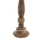 Bellini Lamp Base - Wood Weather Barn - 16x63 | Lighting & Lamps | Lamp Bases | The Elms