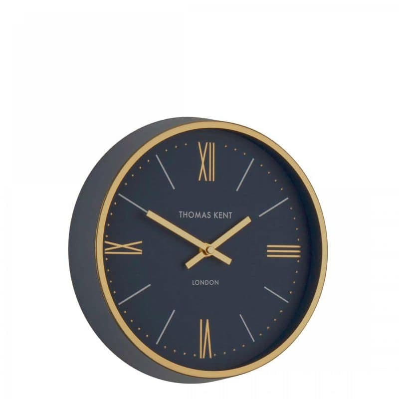 Hampton Wall Clock - Navy - 10 inch | Decorative Accessories | Clocks | The Elms
