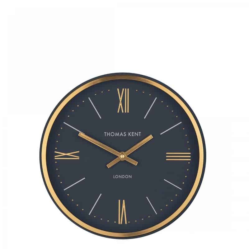 Hampton Wall Clock - Navy - 10 inch | Decorative Accessories | Clocks | The Elms