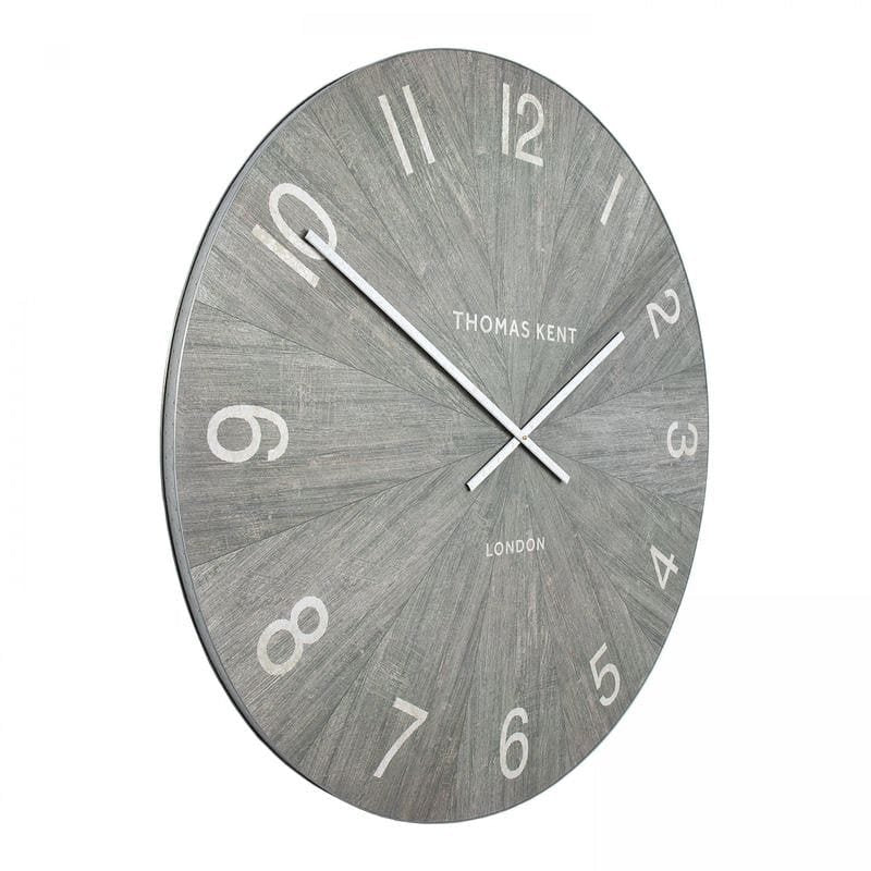 Wharf Grand Wall Clock - Limestone - 45 inch | Decorative Accessories | Clocks | The Elms