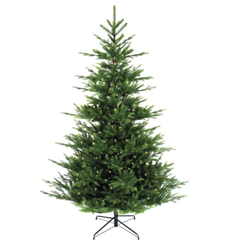 Nordman Fir Tree - Pre-Lit - 7ft | Christmas Trees | Christmas | The Elms