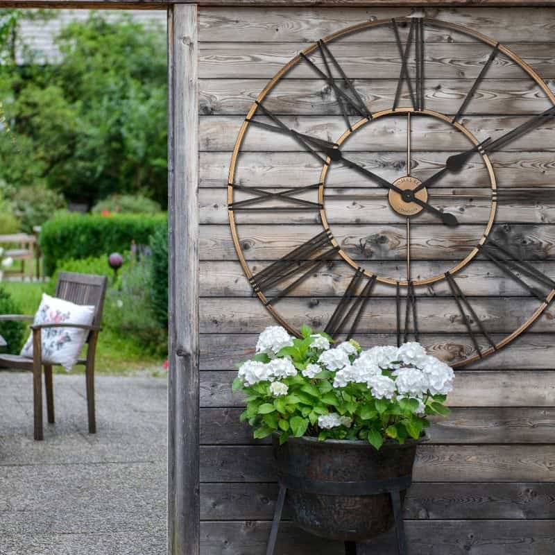 Summer House Grand Wall Clock - Copper - 32 inch | Decorative Accessories | Clocks | The Elms