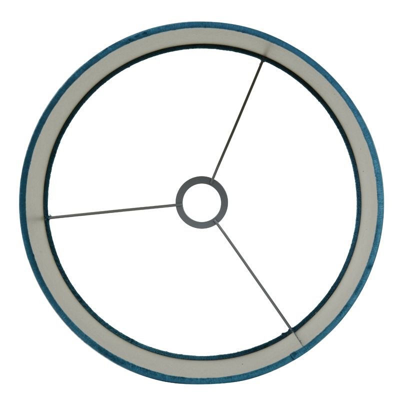 Livingo Cylinder - Gemstone Petrol - 30x30x21 | Shades & Bases | Lamp Shades | The Elms