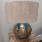 Asinara Enamel Table Lamp with Shade | Table & Desk Lamps | Table Lamps | The Elms