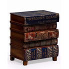 Antiqued Stacked Children's Books Bedside Table - 46cm x 55cm | Furniture | Bedroom | The Elms