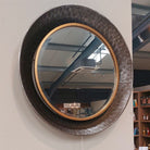 Round Lincoln Wall Mirror - Black & Bronze - Medium | Home Decor | Decorative Accessories | The Elms