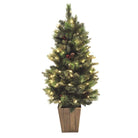 Potted Christmas Tree - Pre-Lit - 4.5ft | Christmas Trees | Christmas | The Elms