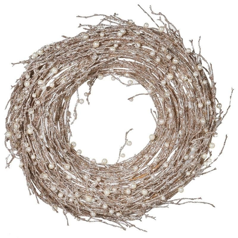 Wreath with Pearl Beads | Christmas | Christmas Wreaths | The Elms
