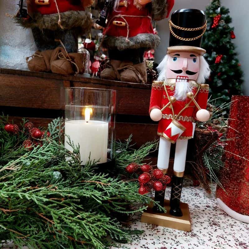 Red & Black Nutcracker | Christmas | Christmas Decorative Accessories | The Elms