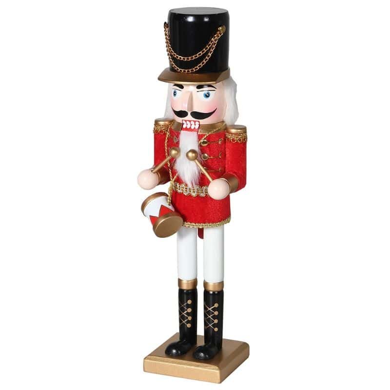 Red & Black Nutcracker | Christmas | Christmas Decorative Accessories | The Elms