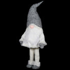 White Sprung Bouncing Santa Gnome - Tall | Christmas | Christmas Decorative Accessories | The Elms