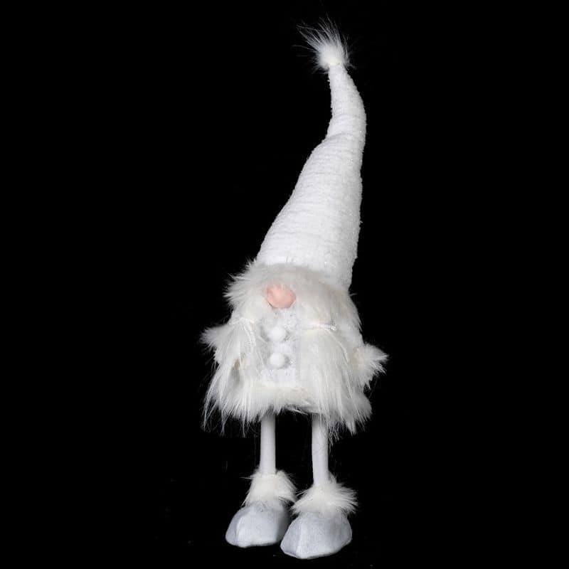 White Sprung Mrs Santa Gnome - Short | Christmas | Christmas Decorative Accessories | The Elms