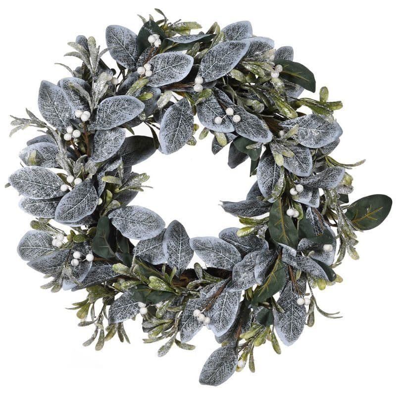 Medium Frost Eucalyptus Wreath | Christmas | Christmas Wreaths | The Elms