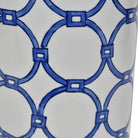 Blue Loops Handpainted Umbrella Stand | Sculptures & Ornaments | Ornaments | The Elms