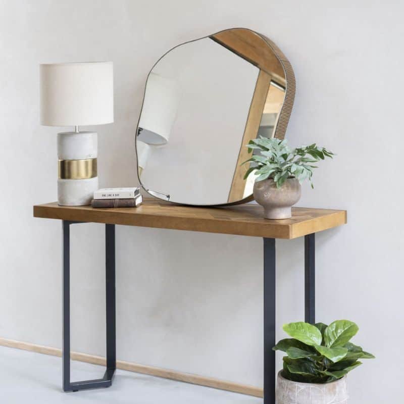 Aged Champagne Wall Mirror - 78cm x 81cm | Wall Decor | Mirrors | The Elms