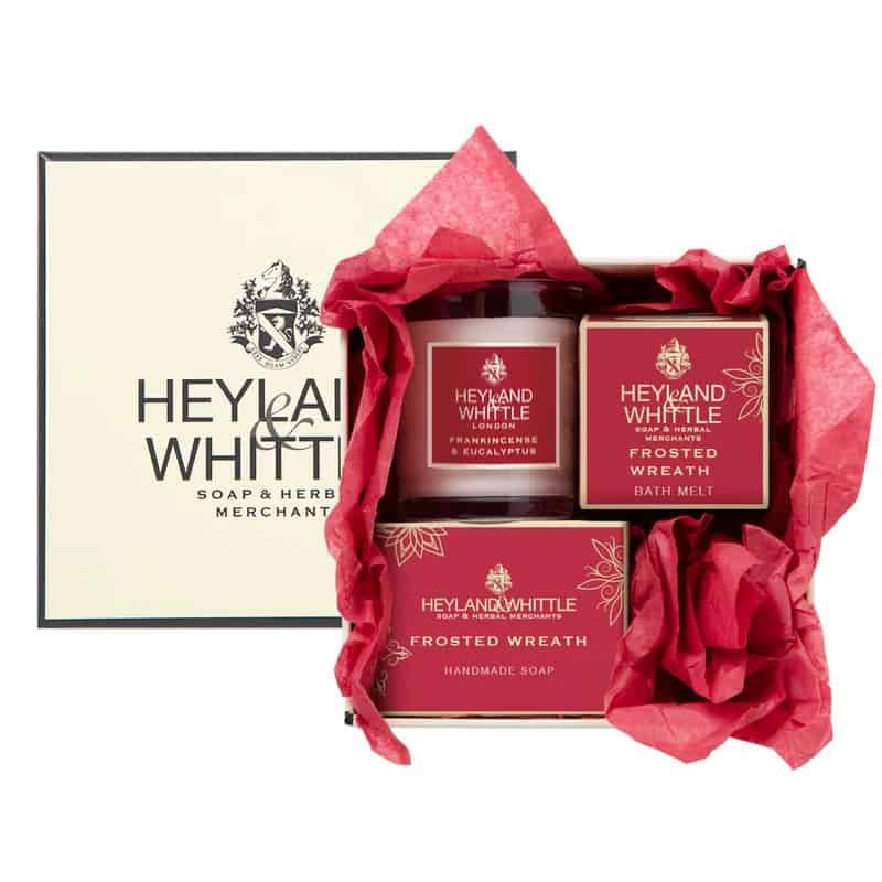 Festive Pamper Box - Votive Candle, Mini Favour Soap & Bath Melt | Fragrances | Candles & Diffusers | The Elms