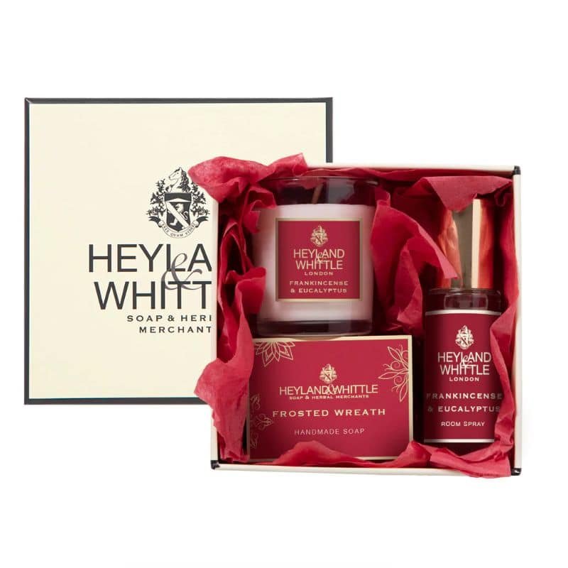 Festive Fragrance Box - Votive Candle, Mini Favour Soap & Mini Room Spray | Fragrances | Candles & Diffusers | The Elms