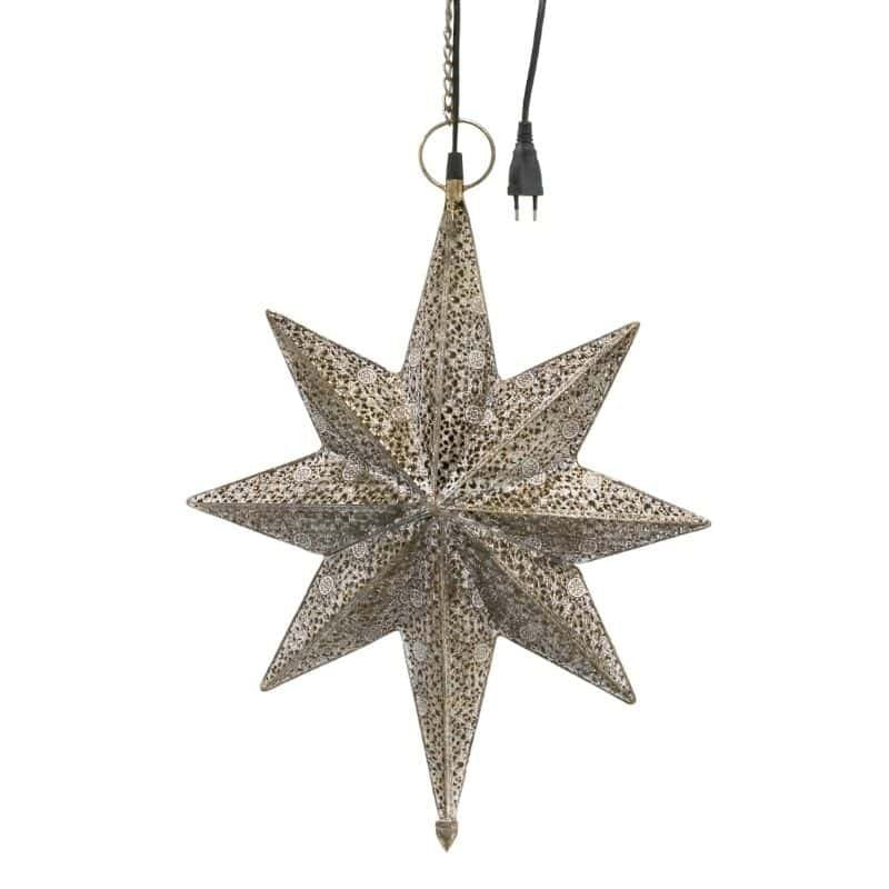 Warm White Vire Lamp Star - 40.5cm | Christmas Decorative Accessories | The Elms