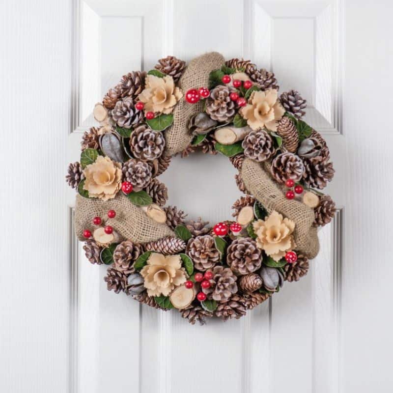 Mushroom Wreath - 38cm | Christmas | Christmas Wreaths | The Elms