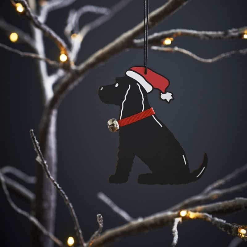 Dog Christmas Tree Ornament - Black Cocker Spaniel | Christmas | Christmas Tree Decorations | The Elms