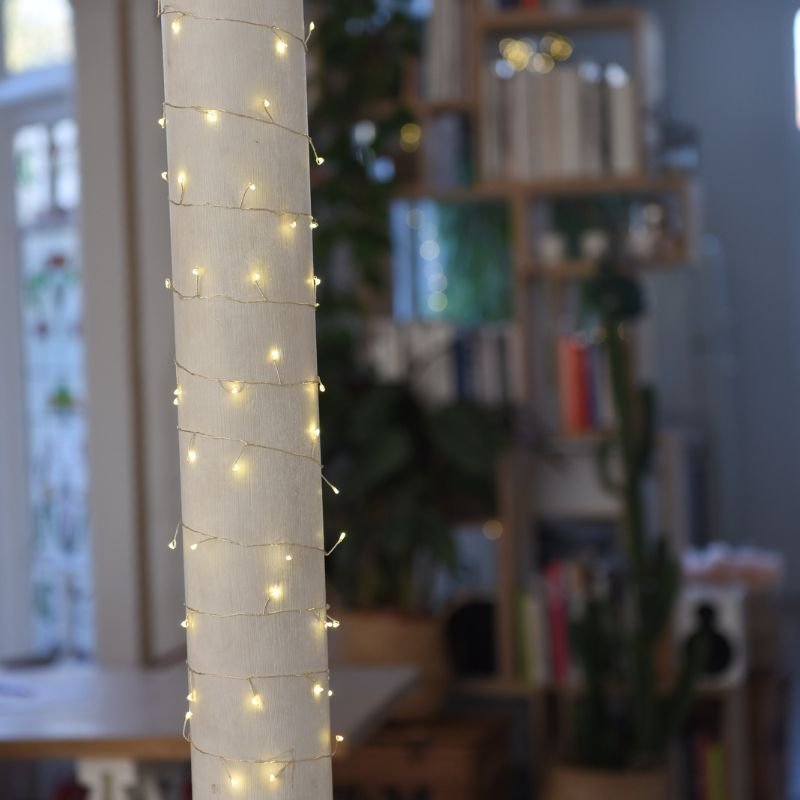 150 Garland Lights - Silver Cluster - Plug In | Christmas | Christmas Lights | The Elms