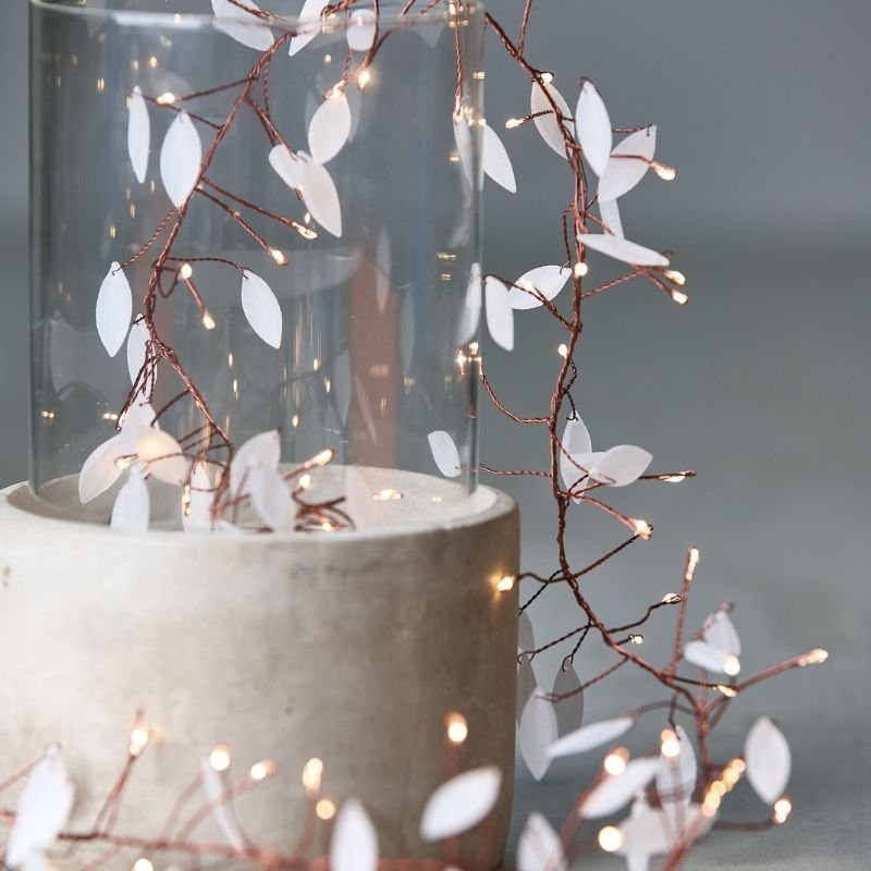 200 Garland Lights - Leaf Cluster - Plug In | Christmas | Christmas Lights | The Elms